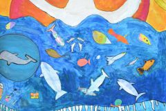 Vier-Elemente-Wasser-Gruppenarbeit-5.-Jgst.-150-x-100cm-2