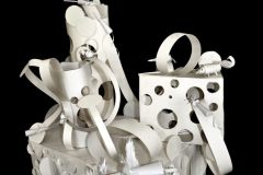 Papierskulptur-Klassenuebergreifende-Kooperation-5.-10.-Jgst.-Kaeselounge-fuer-Maeuse